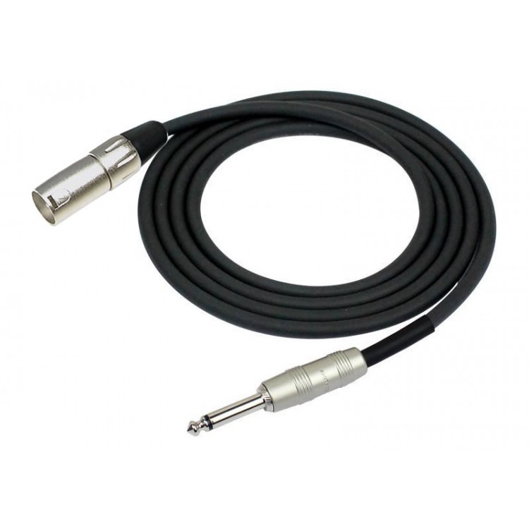 XLR Macho a plug 6,3 10mts. Kirlin XLR Macho a plug 6,3 10mts. Kirlin
