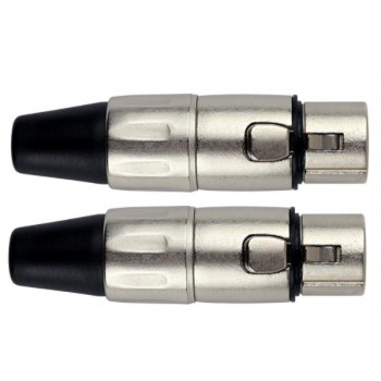 Conector XLR Hembra. Pack 2 unidades. Kirlin