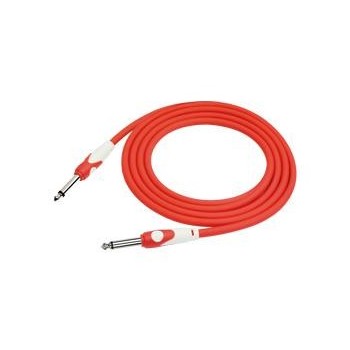 Cable 6,3 mono a plug 6,3 mono. 6 mts. Rojo. Kirlin